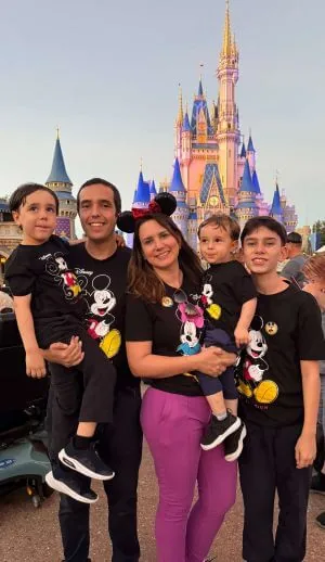 Família na Disney